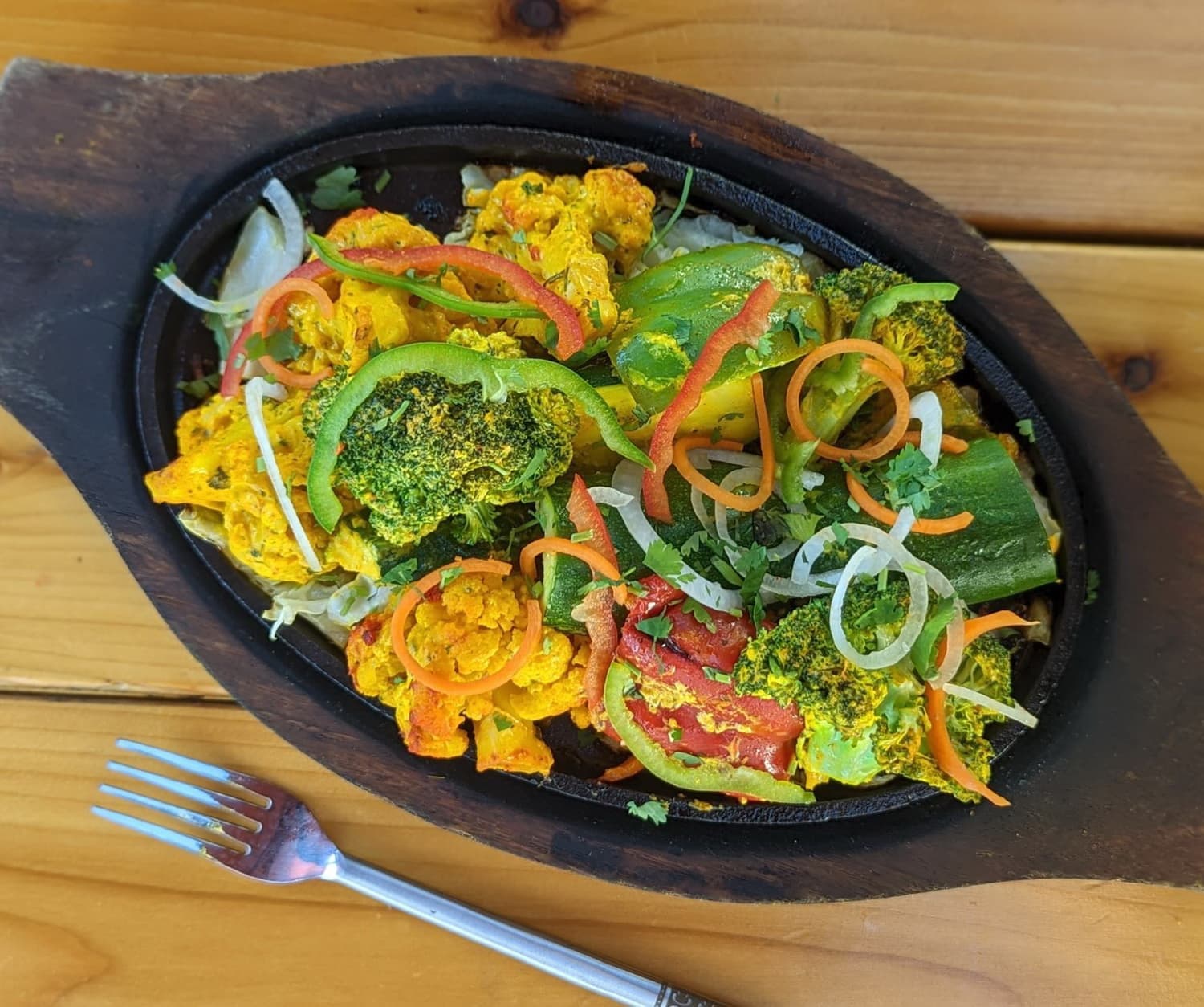 Clay-oven tandoori dish at Sula Davie Street