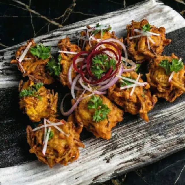 Vegetable pakora at Sula Indian Restaurant Vancouver