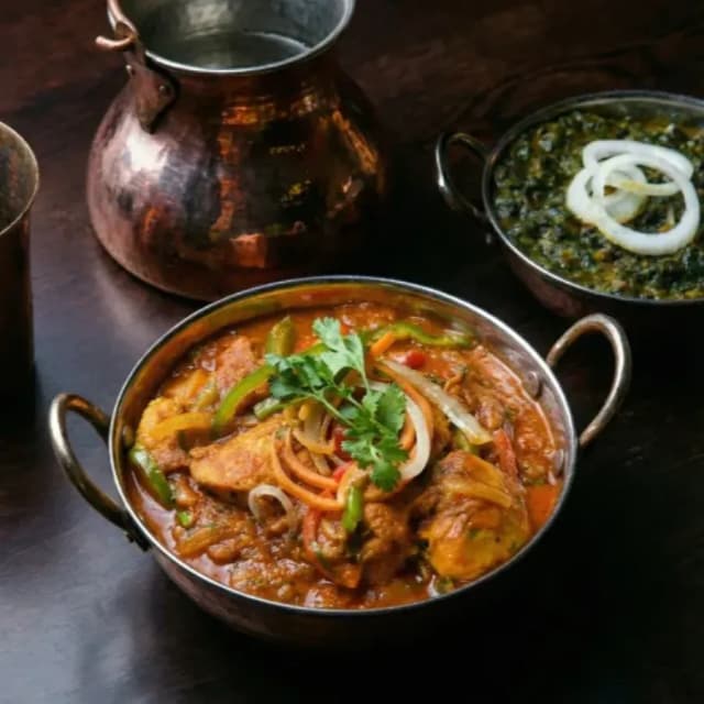 Indian chicken dish at Sula Indian Restaurant Vancouver