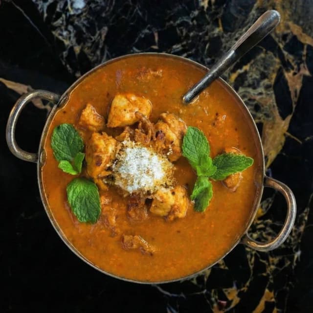 Chicken vindaloo at Sula Indian Restaurant Vancouver