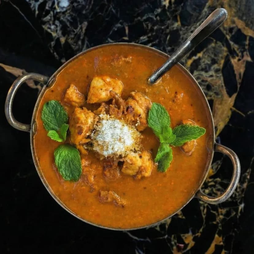 Chicken vindaloo at Sula Indian Restaurant Vancouver