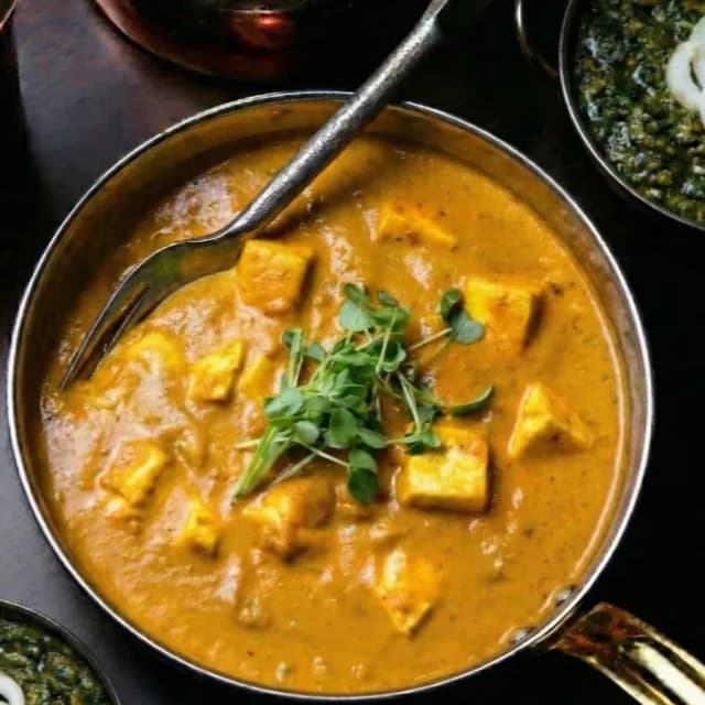 House-made paneer at Sula Indian Restaurant Vancouver