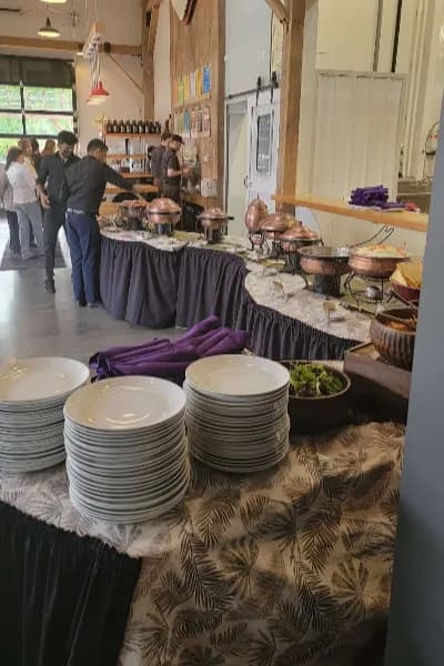 Hammered Copper: $ 695-$995 Up to 300 Guests, Double Sided Serving