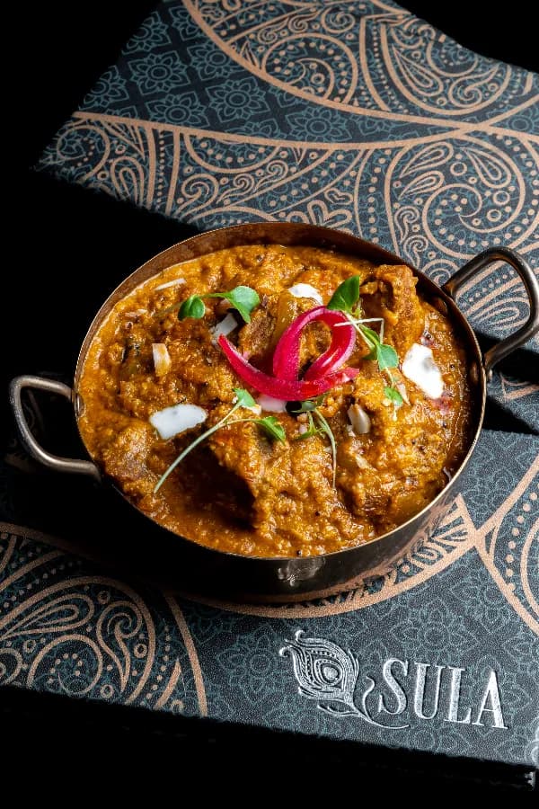 Curry at Sula Indian Restaurant Vancouver