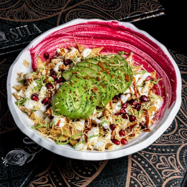 Papdi chaat at Sula Main Street