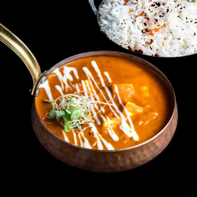 House-made paneer at Sula Indian Restaurant Vancouver