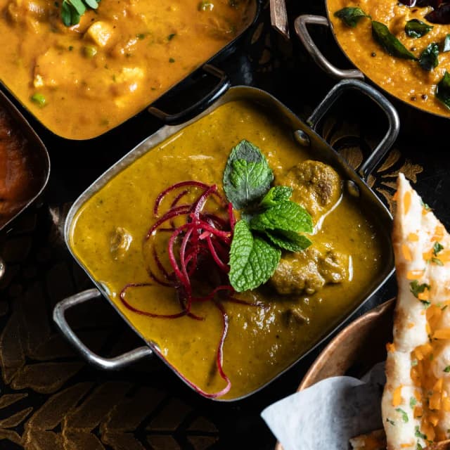 Lamb pasanda in almond sauce at Sula Downtown Vancouver