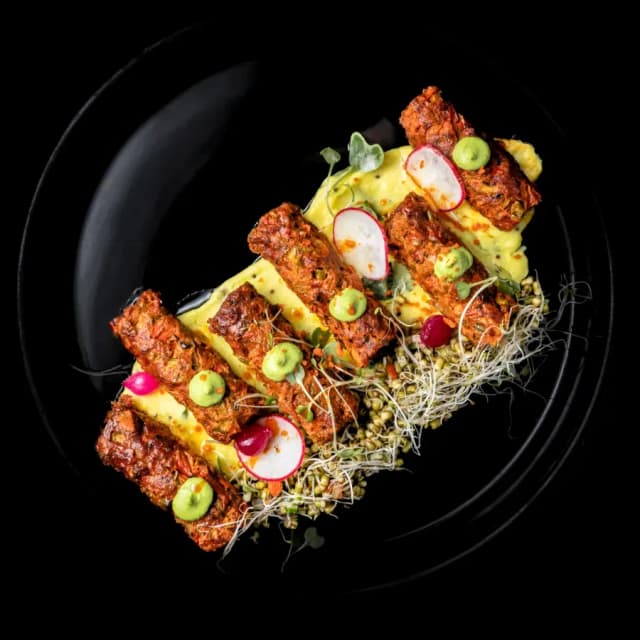 Indian lamb dish at Sula Davie Street