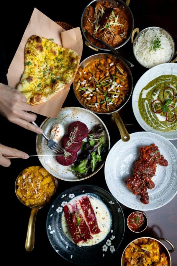 Modern Indian Food Plating at Sula Indian Restaurant Vancouver