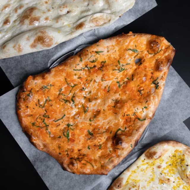 Freshly baked Indian bread at Sula Commercial Drive