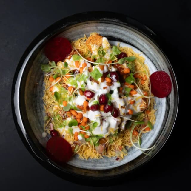 Papdi chaat at Sula Downtown Vancouver