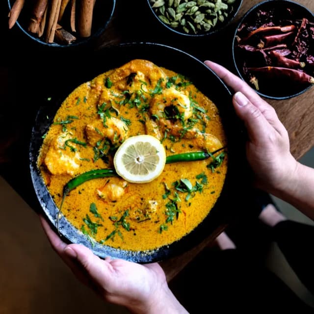 Prawn Goan curry at Sula Davie Street