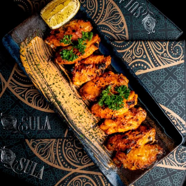 Tandoori wings at Sula Davie Street