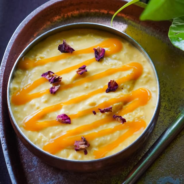 Coconut-based Indian dish at Sula Indian Restaurant Vancouver