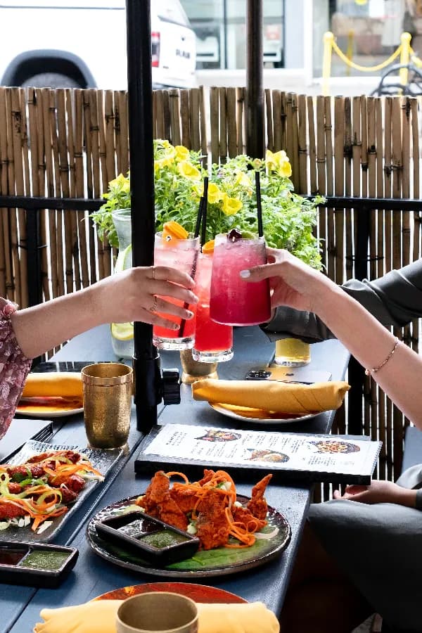 Happy hour cocktails and Indian street food at Sula Commercial Drive