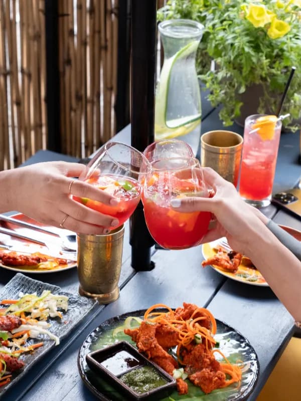 Happy hour Indian cocktails and street food at Sula Commercial Drive