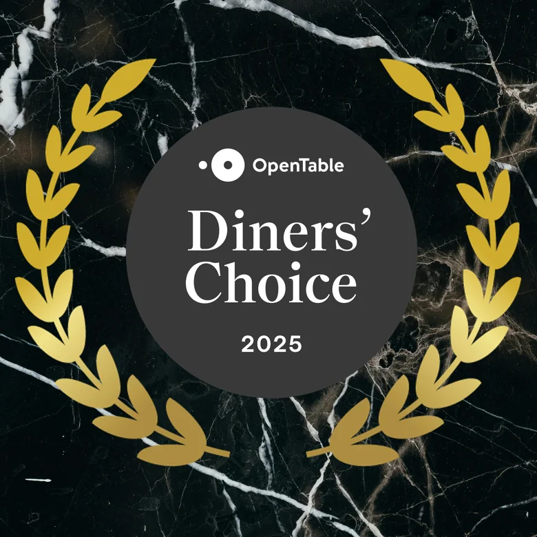 OpenTable Diners' Choice 2025, awarded to Sula Indian Restaurant Vancouver