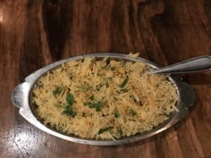 Maggi Food Blogger - Coconut Rice at Sula - Top Rated Indian Restaurant in Vancouver, BC
