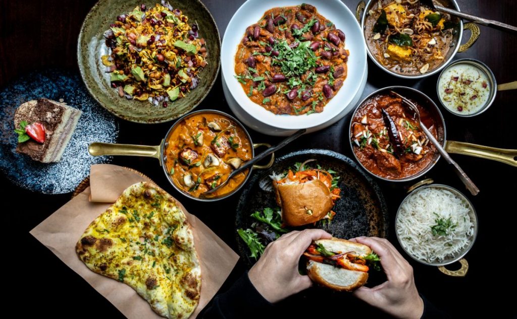 Authentic Indian cuisine dishes served at Sula Indian Restaurant on Main Street in Vancouver.