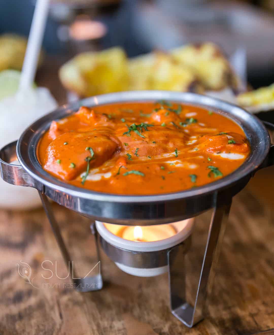 Butter chicken at sula indian restaurant Sula Indian Restaurant Vancouver