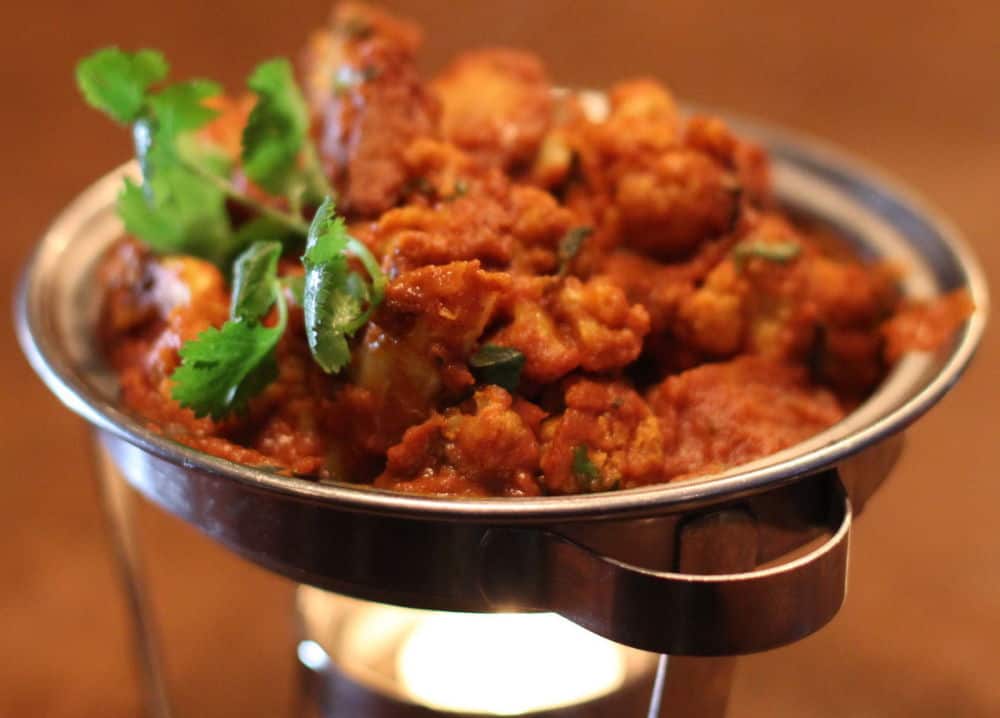 Gobi aloo Sula Indian Restaurant Vancouver