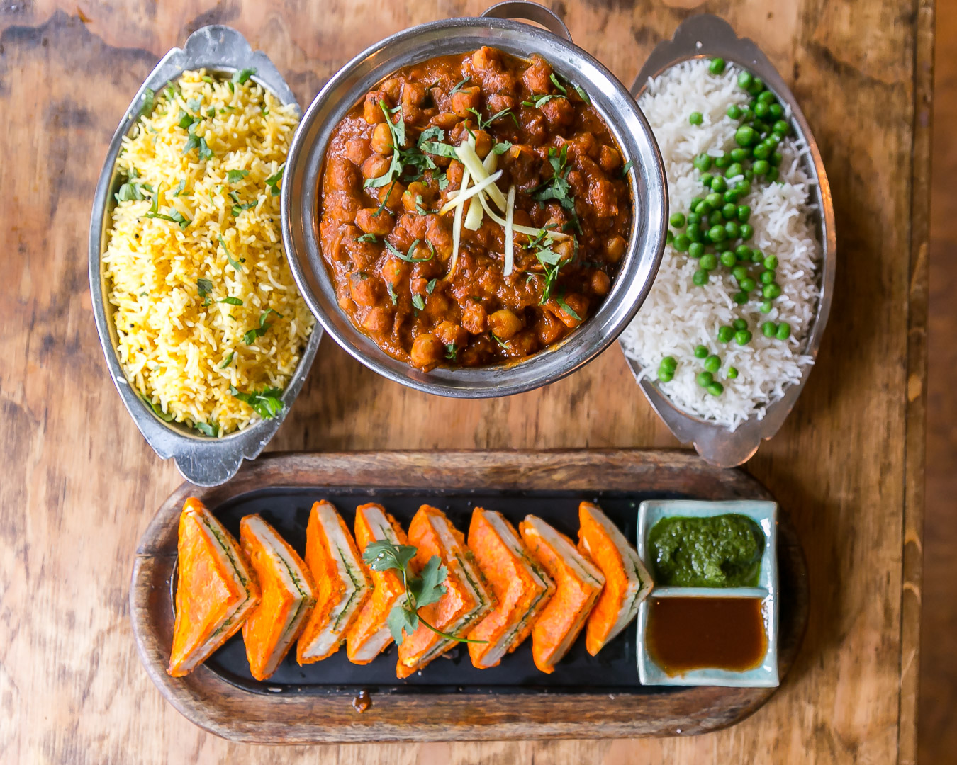 Channa masala at sula Sula Indian Restaurant Vancouver