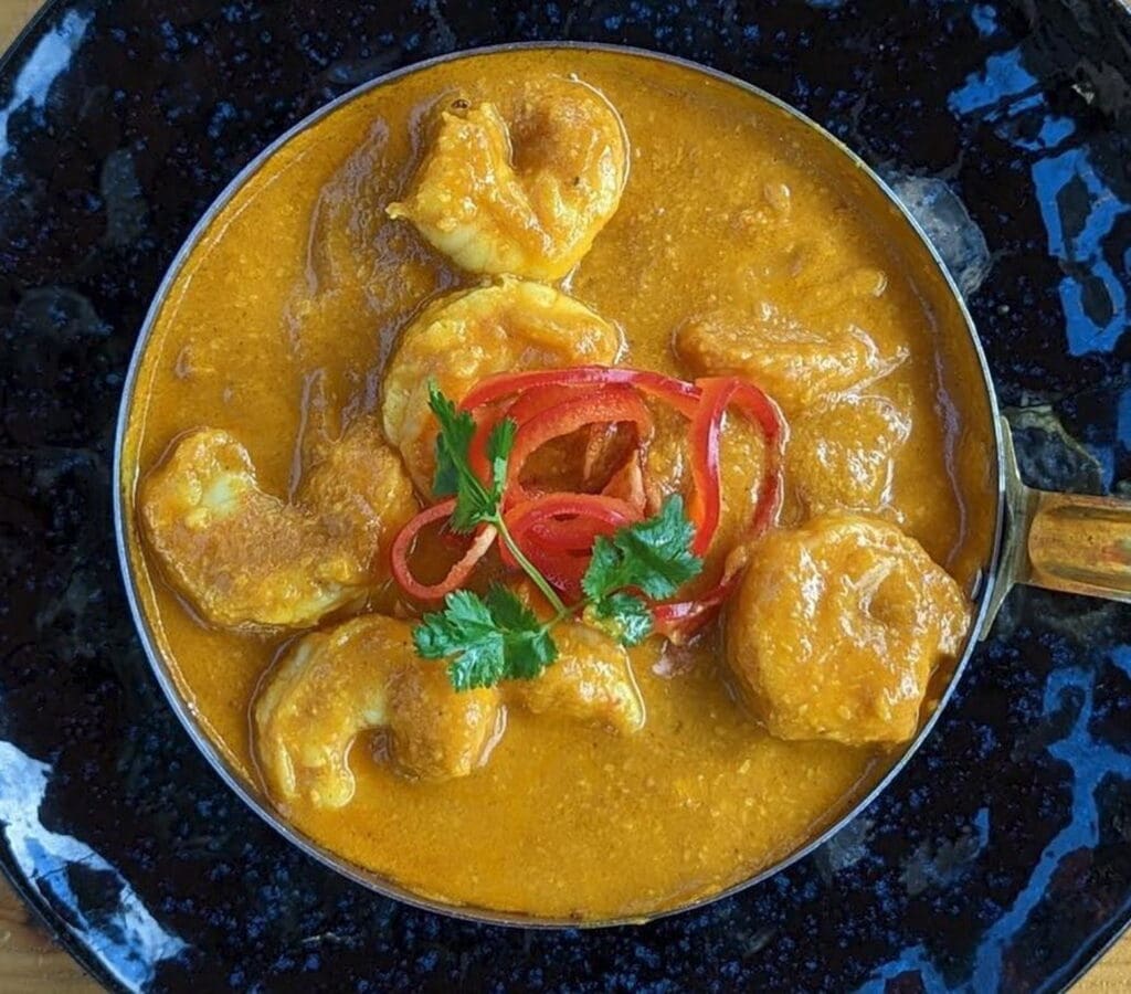Prawn Goan Curry – Creamy Coconut Prawn Curry from Goa Prawn curry in creamy coconut sauce