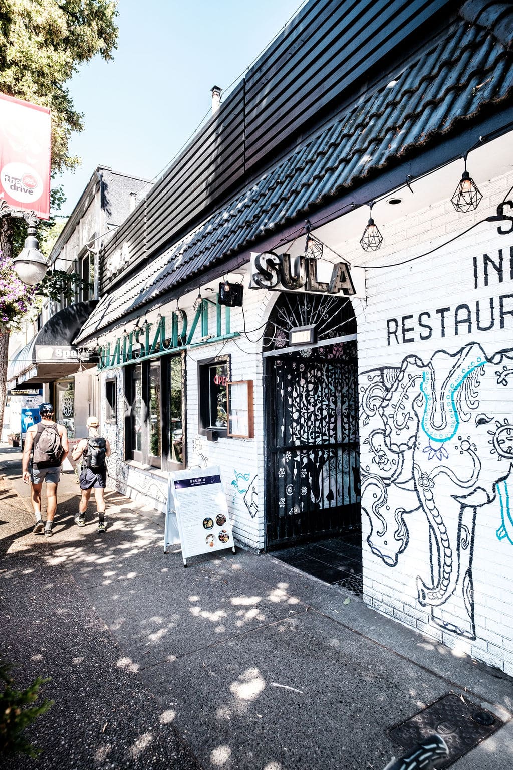 Best of Commercial Drive, Vancouver, BC, top dining, Sula Indian locally owned restaurant with outdoor patio.