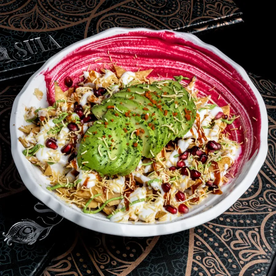 Papdi chaat at Sula Main Street