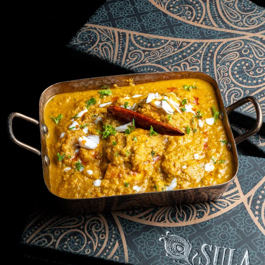 Indian chicken dish at Sula Main Street