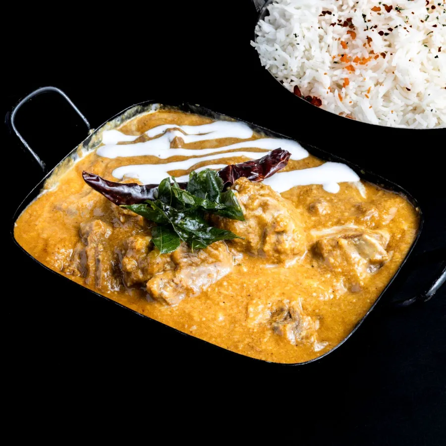 Lamb sukka Mangalorean style at Sula Commercial Drive
