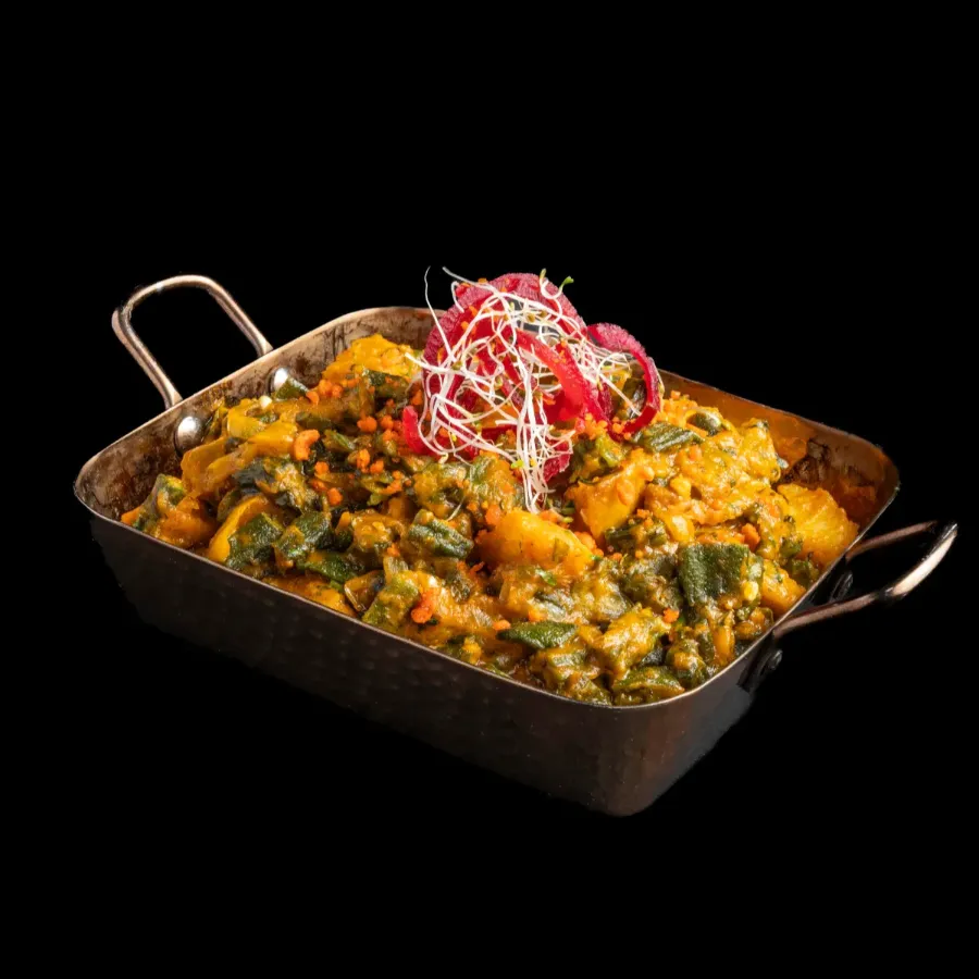 Aloo Bhindi Masala at Sula Main Street