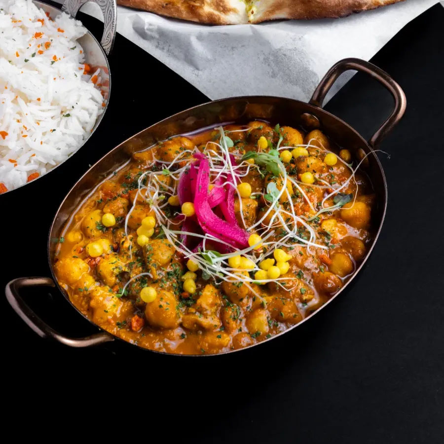 Channa Masala At at Sula Main Street