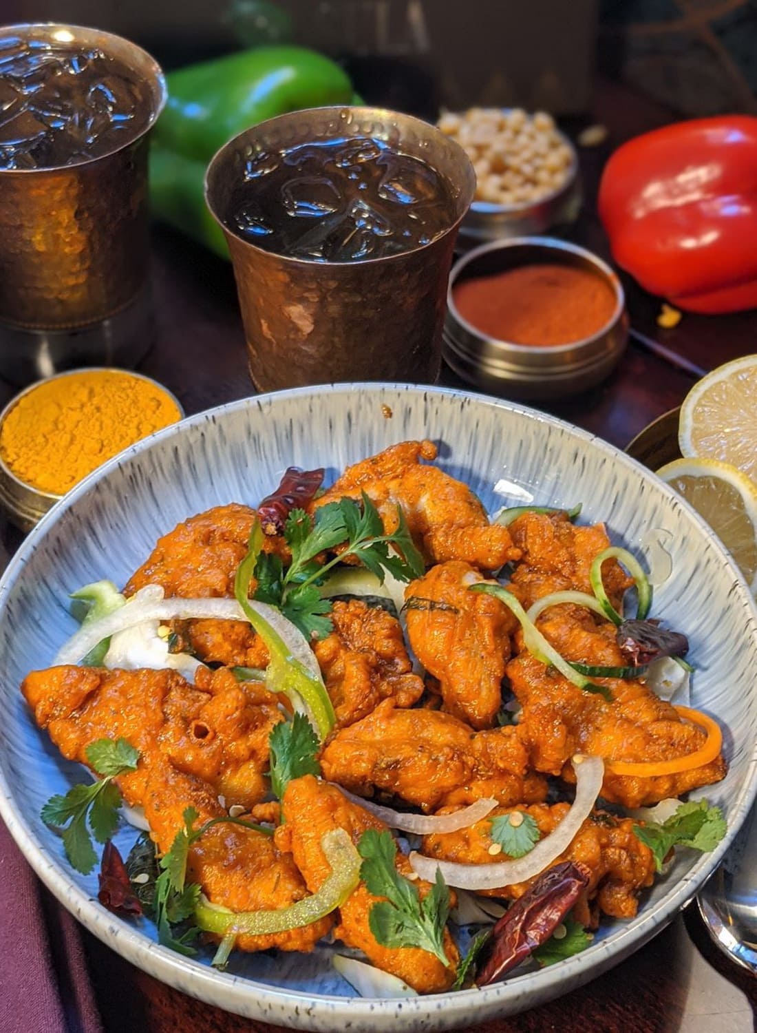 Vegetable pakora at Sula Main Street