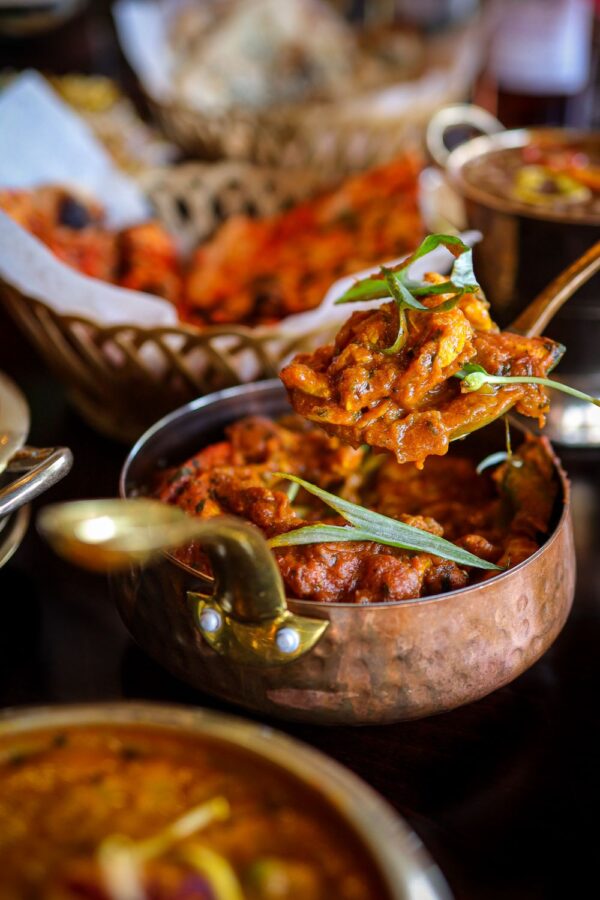 Tandoori chicken tikka marinated in Kashmiri chili at Sula Davie Street