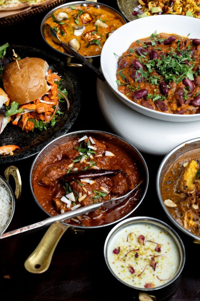 Indian cuisine dishes at sula 1 Sula Indian Restaurant Vancouver