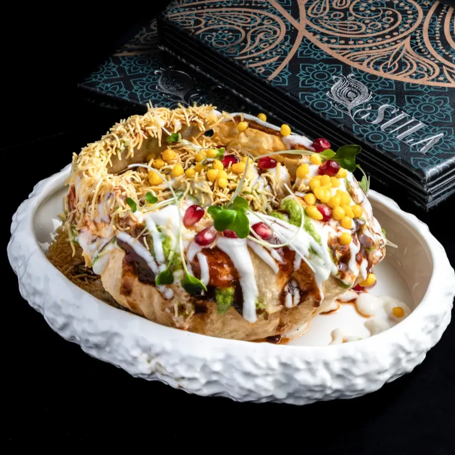 Indian Street Food Raj Kachori at Sula Indian Restaurant Vancouver