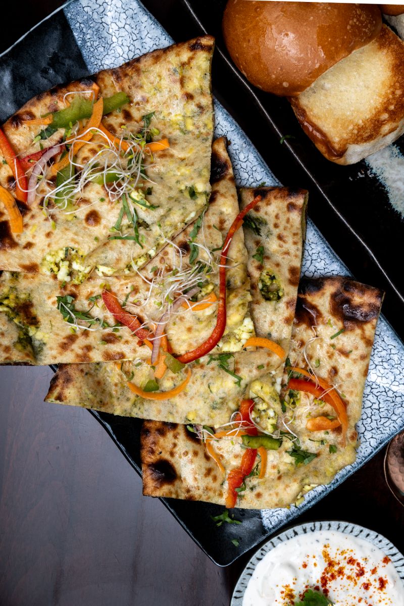 Paneer paratha for indian lunch 1 Sula Indian Restaurant Vancouver