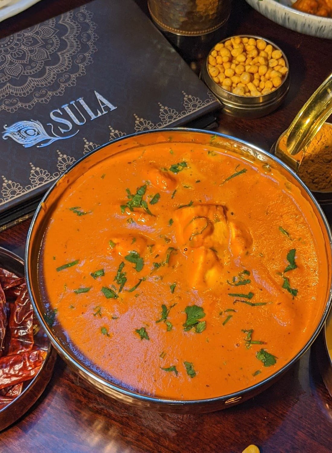 House-made paneer at Sula Downtown Vancouver