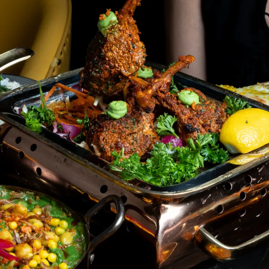 Tandoori lamb chops at Sula Davie Street