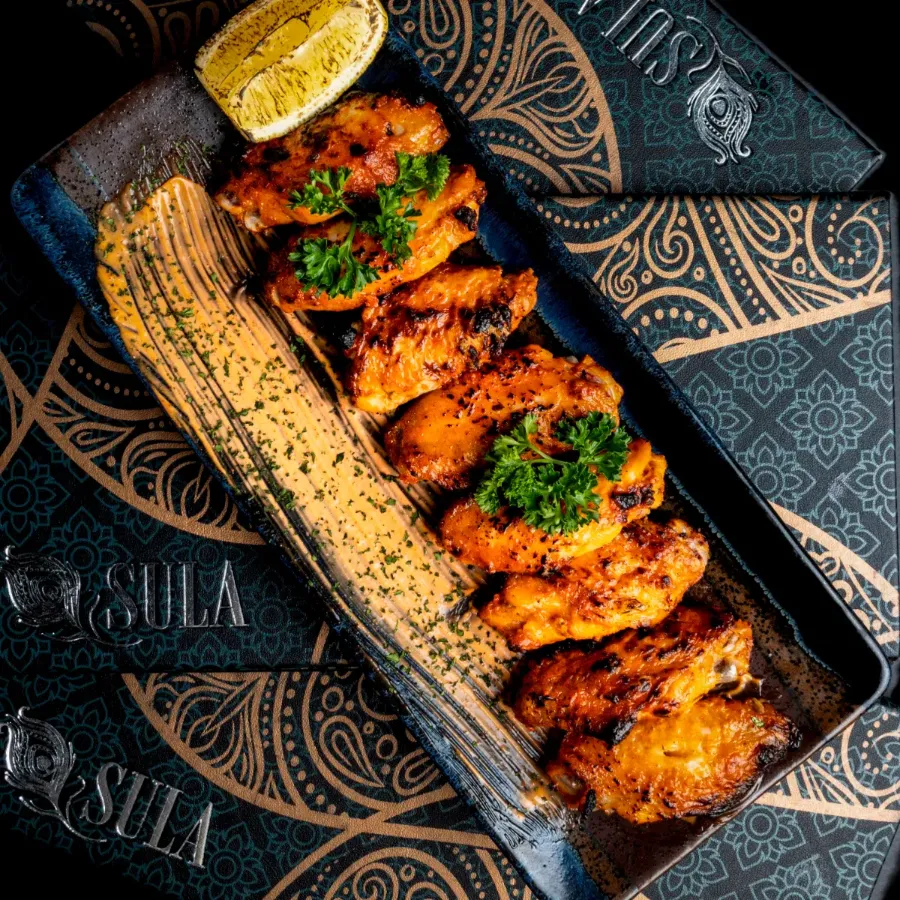 Tandoori wings at Sula Davie Street