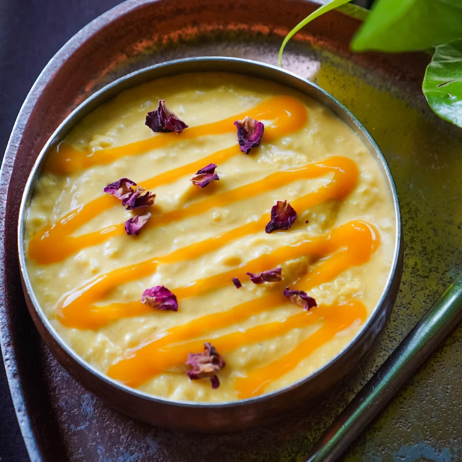 Coconut-based Indian dish at Sula Indian Restaurant Vancouver
