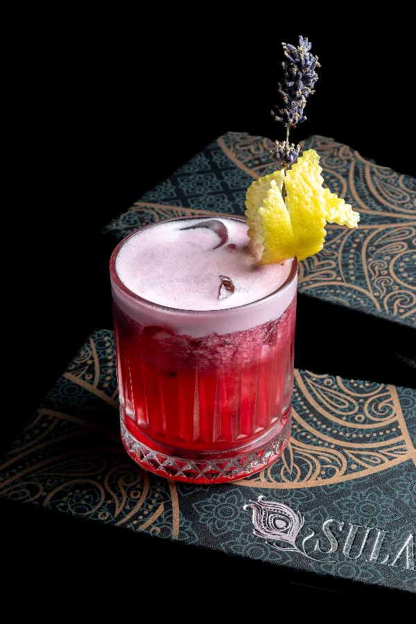 Lavender gin sour cocktail | Sula Indian Restaurant Lavender gin sour cocktail Sula Indian Restaurant Vancouver