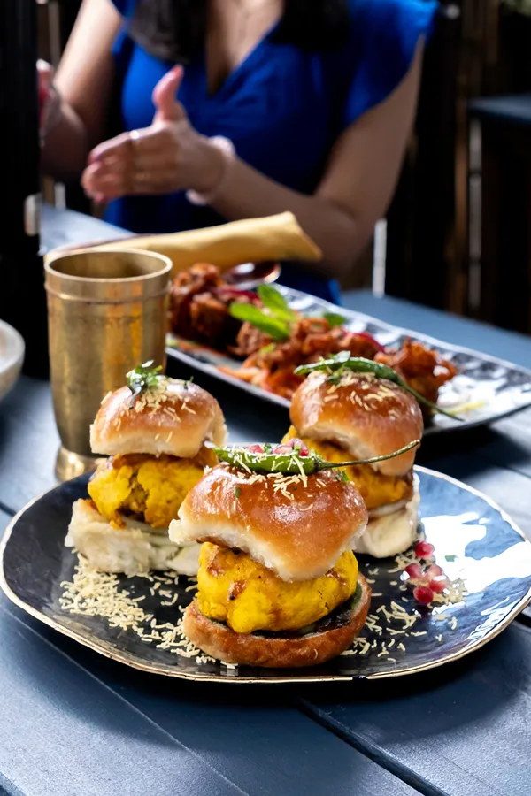 Indian sliders and tandoori platter at Sula happy hour in Vancouver